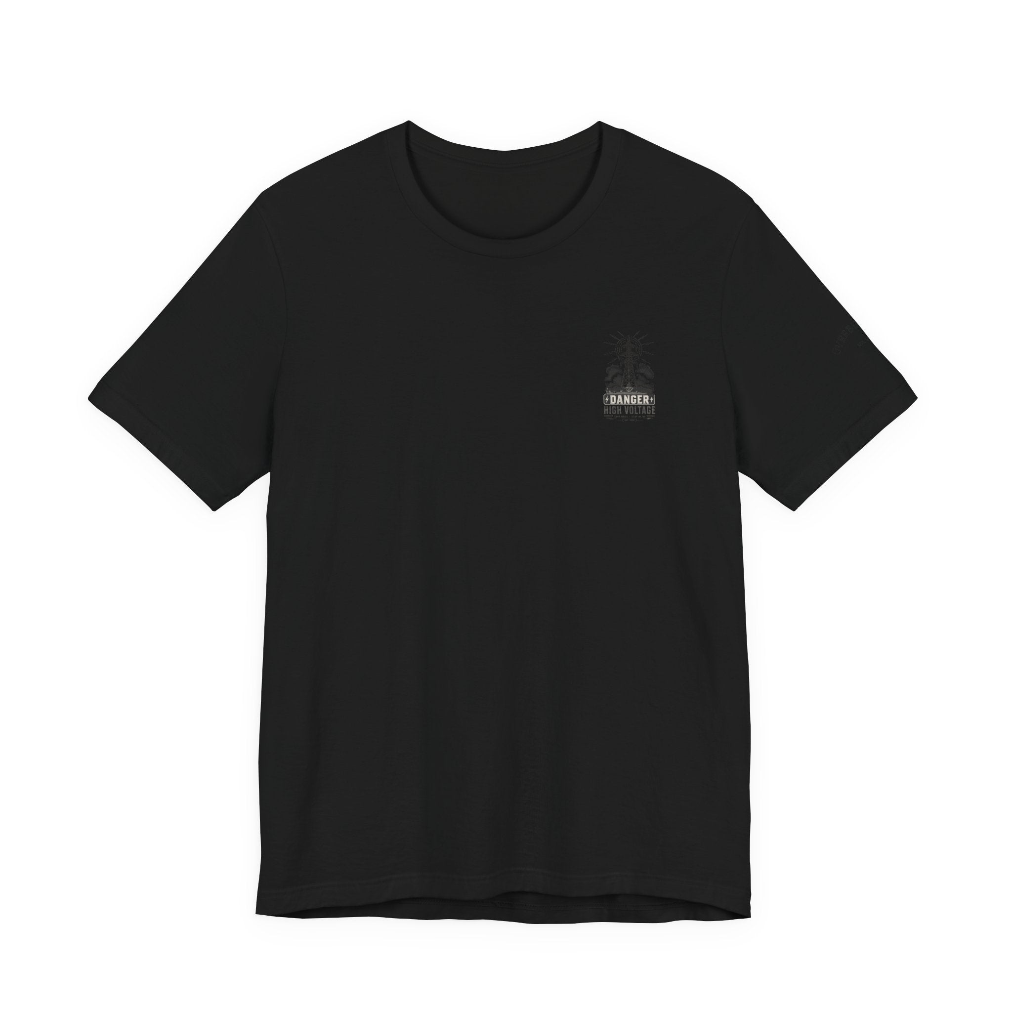 High Voltage Tee — 'Danger High Voltage' Powerline Graphic T-Shirt