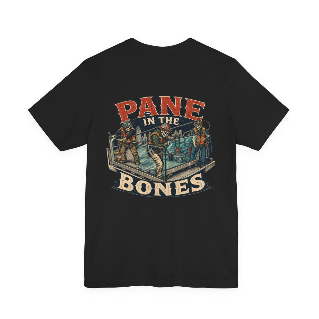 Glazier - Pane in the Bones  Graphic Tee – Vintage Boxing Match Design