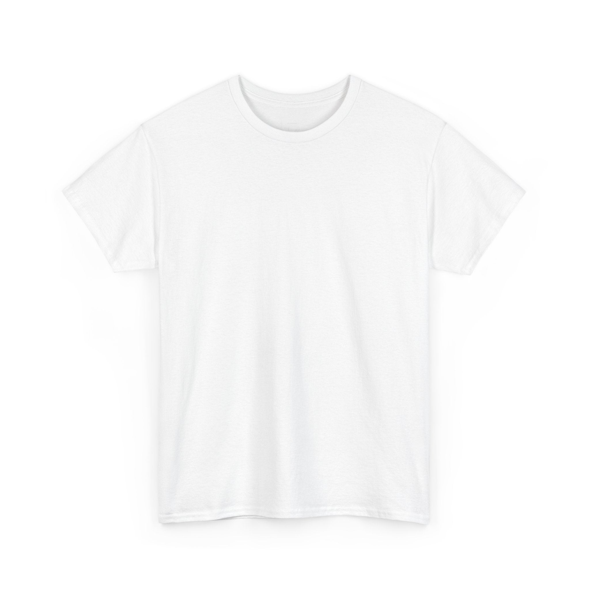 Classic White Tee — Plain Crewneck Cotton T-Shirt