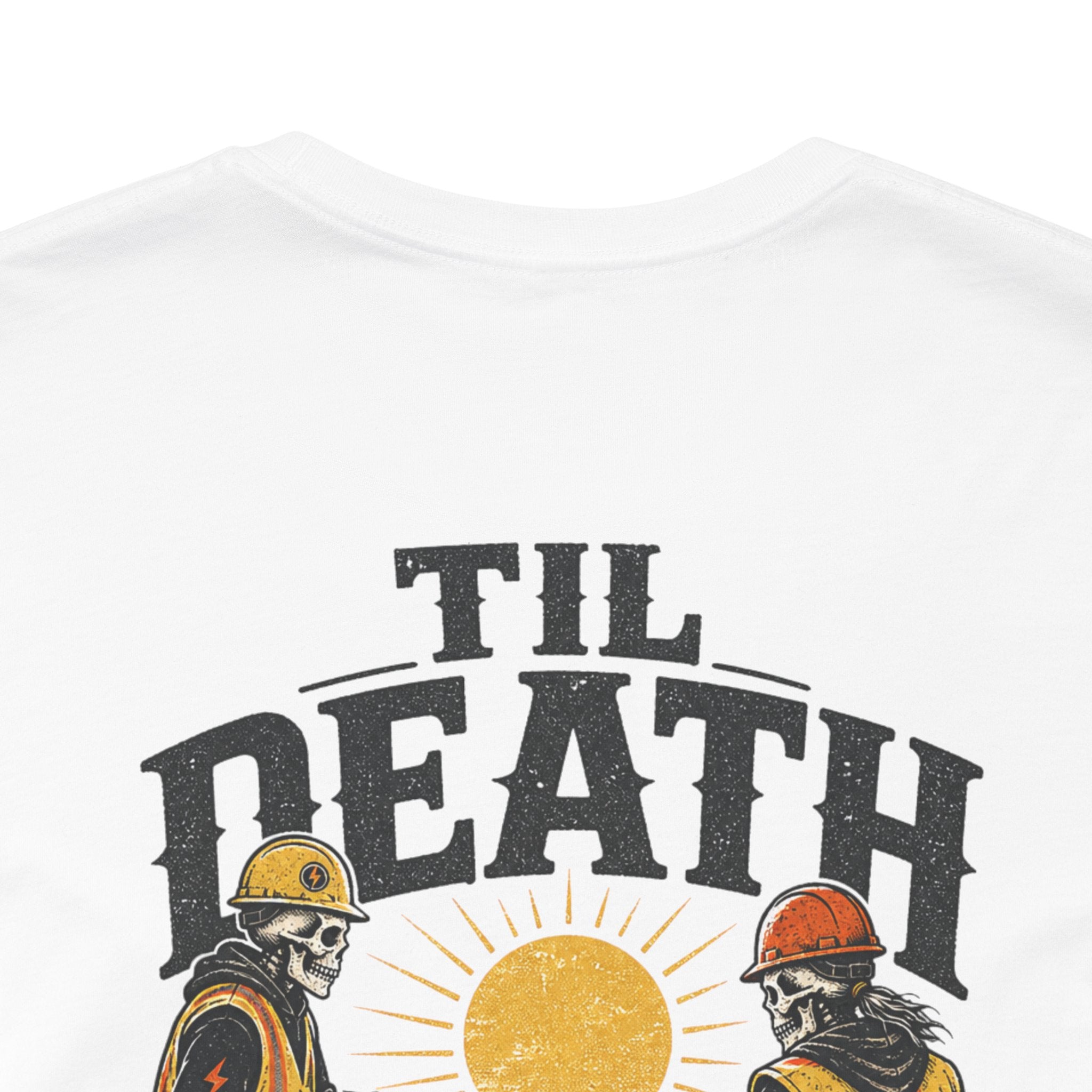 Solar Installer T‑Shirt — "Til Death We Install" Crew Tee