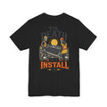 Solar Installer T‑Shirt — "Til Death We Install" Crew Tee