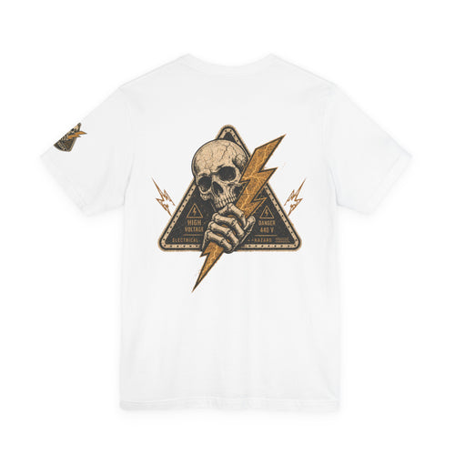 Back 2 Black — Skull & Lightning Bolt Tee (Unisex Tee)