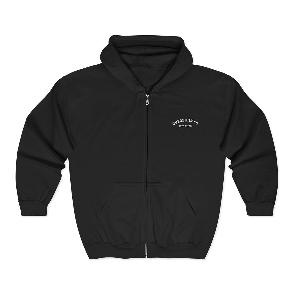 Solar Installer Zip Hoodie — Hustlin' Rooftop Solar Technician Sweatshirt