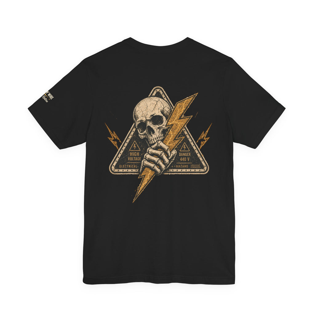 Back 2 Black — Skull & Lightning Bolt Tee (Unisex Tee)
