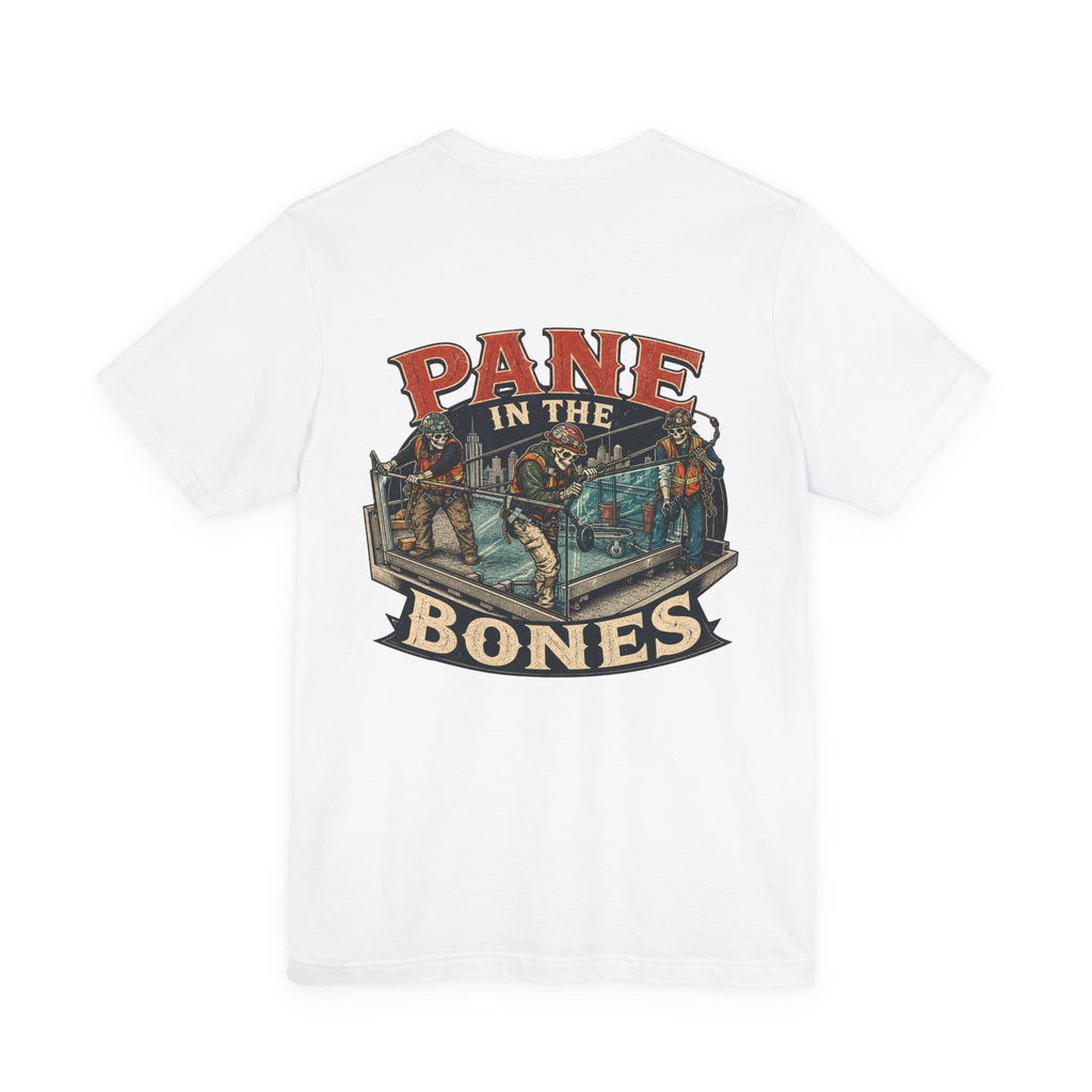 Glazier - Pane in the Bones  Graphic Tee – Vintage Boxing Match Design