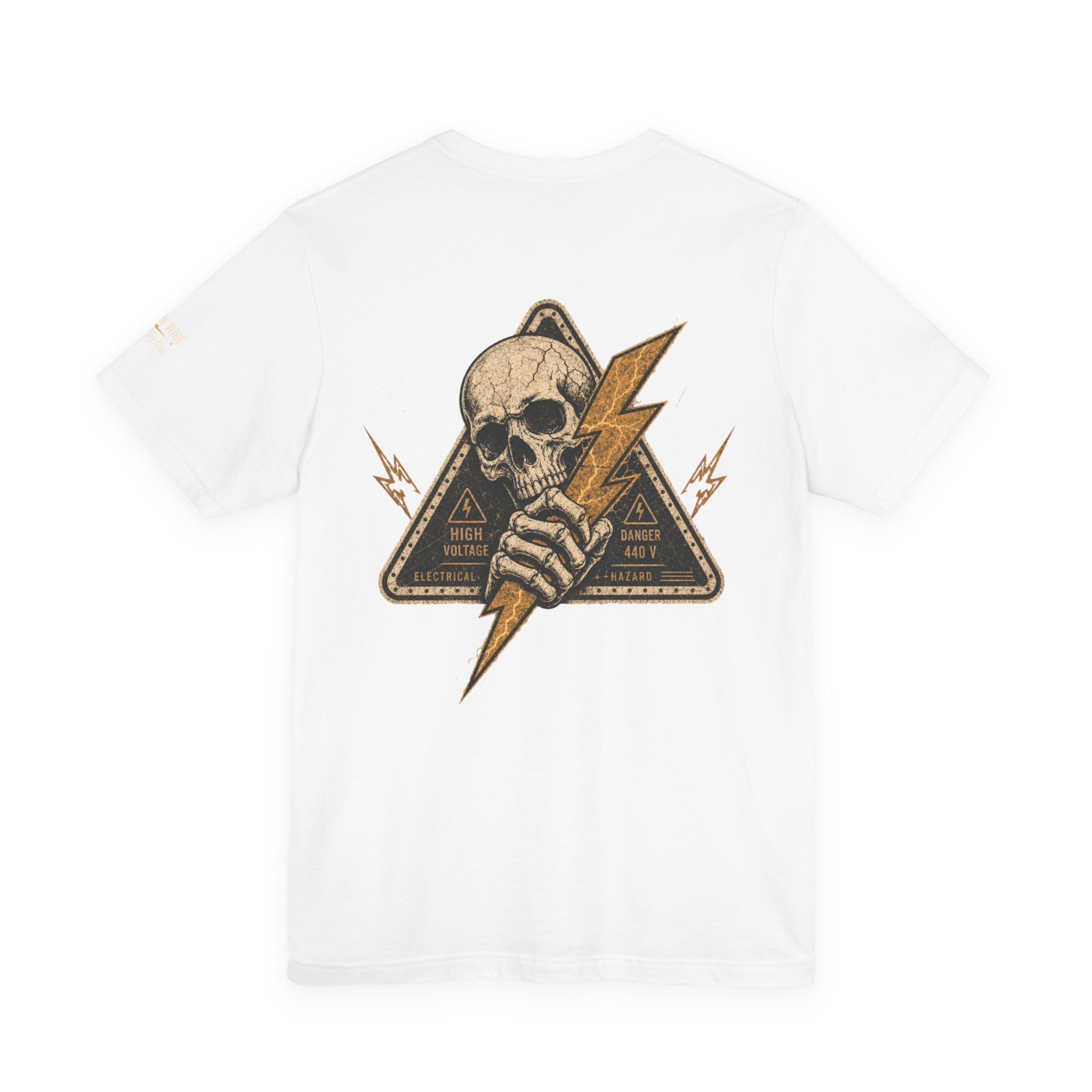 Back 2 Black — Skull & Lightning Bolt Tee (Unisex Tee)