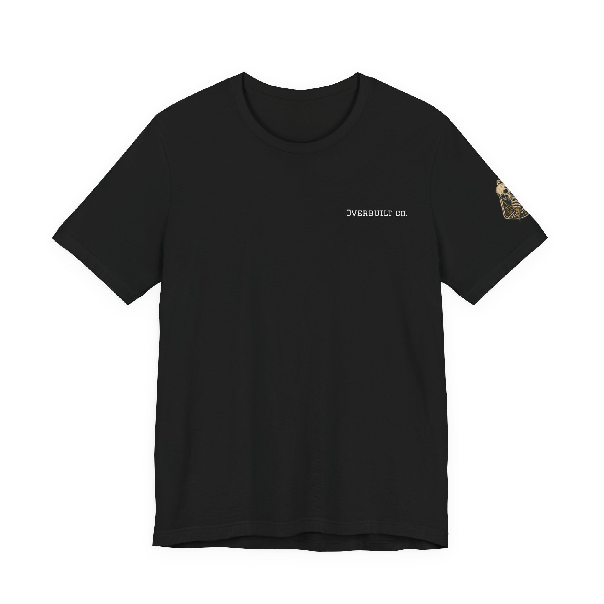Back 2 Black — Skull & Lightning Bolt Tee (Unisex Tee)