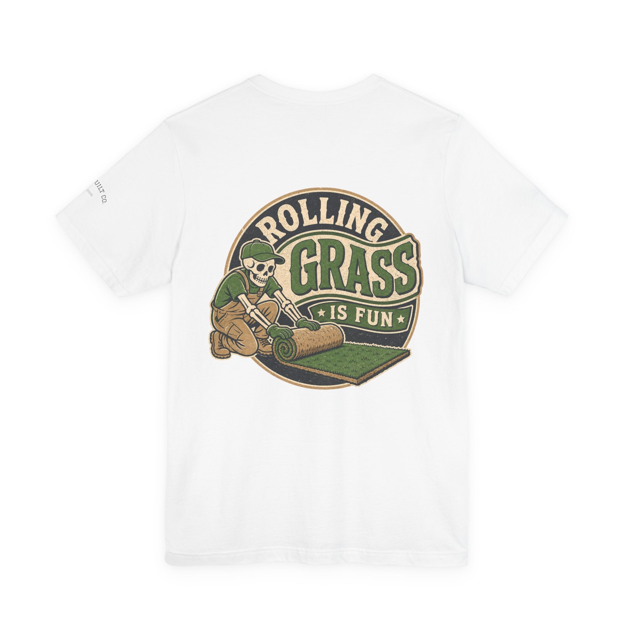 Rolling Grass Is Fun T-Shirt — Funny Lawn Care Gardening Tee