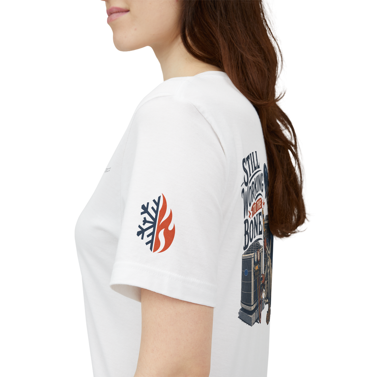 Still Working to the Bone Tee — HVAC Technician Vintage Work Shirt